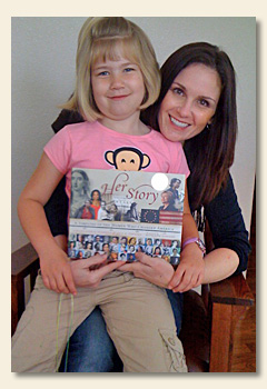 A Family from Napa Vally, CA, reading Her Story