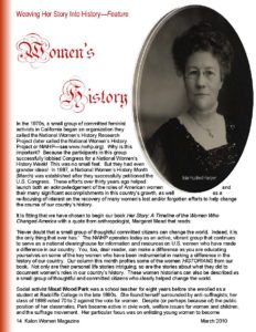 Womens History article March 2010 Digital Magazine_Page_1