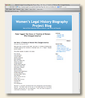 Women's Leagal History Review Project Review