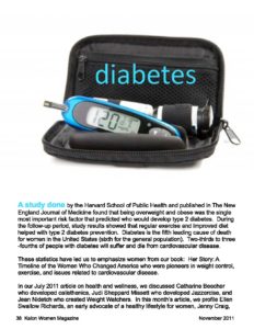 Kalon Women - November 2011 - Diabetes_Page_1